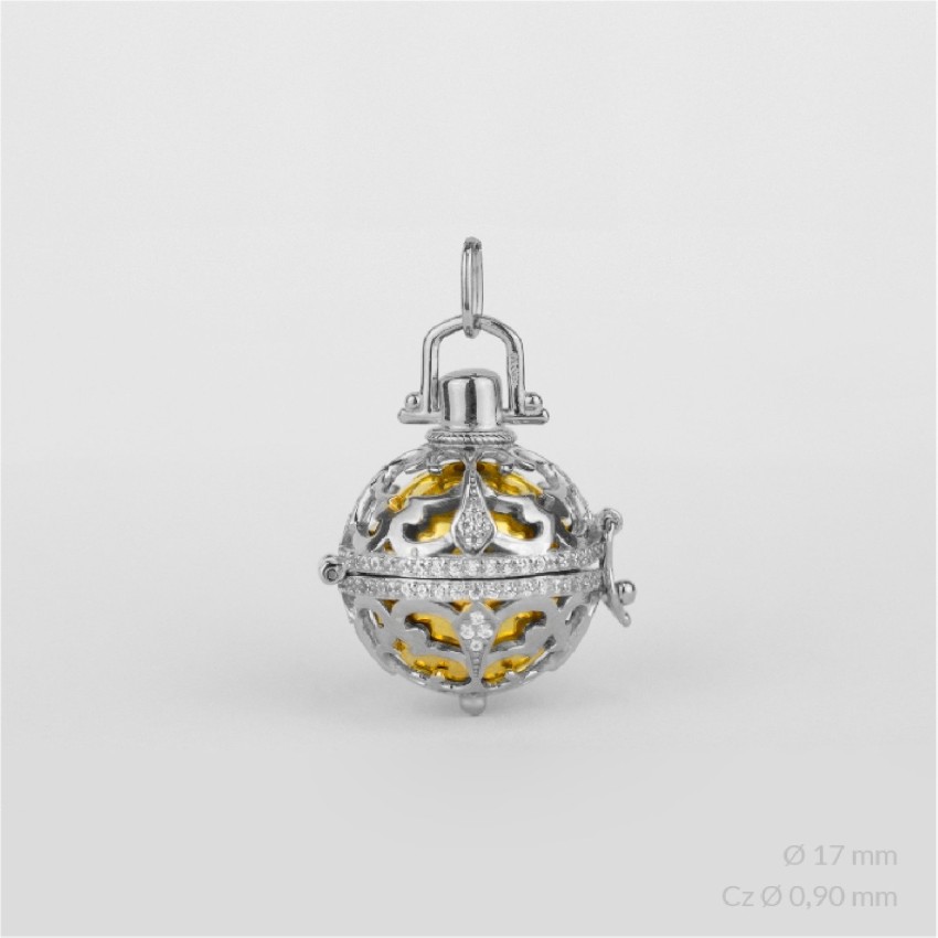 Llamador de Ángel de Plata de Ley |...