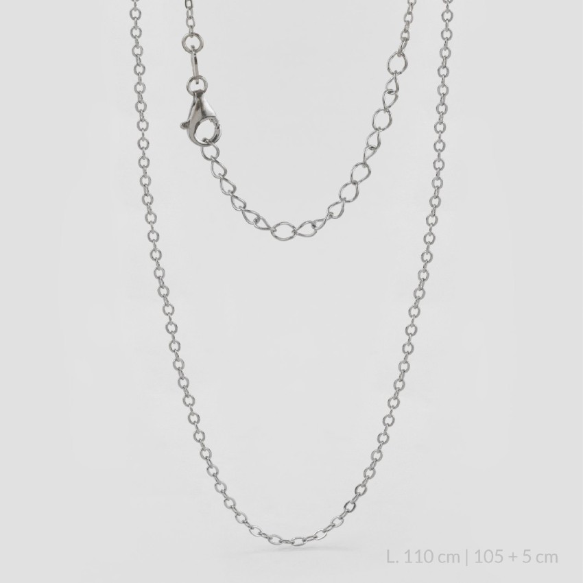 Cadena de Plata de Ley de 110 cm |...